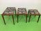 Scandinavian Teak Nesting Tables with Ceramic Surface, 1960s, Set of 3, Image 8