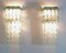 Mid-Century Large Murano Wall Sconces, Italy, Set of 2 3