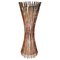 Mid-Century Stehlampe aus Bambus im Stil von Franco Albini, 1960er 1