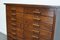 German Apothecary Bank of Drawers in Oak, 1930s 7