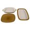 Relief Serving Dishes by Jens H. Quistgaard for Bing & Grøndahl, Set of 3 1