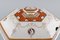 Antique English Lidded Tureen in Hand-Painted Porcelain, Image 5