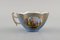 Antique Coffee Cup with Saucer in Porcelain by Helene Wolfson for Dresden, Image 3