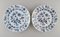 Assiettes Meissen Bleues Antiques en Porcelaine Peinte à la Main, Set de 6 3