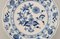 Assiettes Meissen Bleues Antiques en Porcelaine Peinte à la Main, Set de 6 5