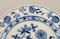 Assiettes Meissen Bleues Antiques en Porcelaine Peinte à la Main, Set de 6 6