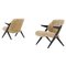 Mid-Century Scandinavian Easy Chairs in Sheepskin by Bengt Ruda for NK, Set of 2 1