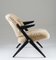 Mid-Century Scandinavian Easy Chairs in Sheepskin by Bengt Ruda for NK, Set of 2, Image 3