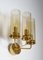 Mid-Century Swedish Wall Lamps in Brass and Glass by Hans-Agne Jakobsson 3