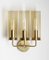 Schwedische Mid-Century Wandlampen aus Messing & Glas von Hans-Agne Jakobsson 2