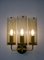 Mid-Century Swedish Wall Lamps in Brass and Glass by Hans-Agne Jakobsson 7