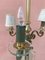 Goldene Art Deco Stehlampe aus Messing 11