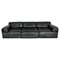 Leather Model DS76 Modular Sofa attributed to de Sede, 1972, Set of 3 5