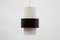 Dutch Black and White Pendant Lamp from Philips, 1960s 3