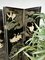 Asian Lacquered Room Divider Depicting Crane Birds 2