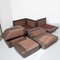 Modular Durlet Couch in Brown, Set of 5 9