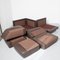 Modulares Durlet Sofa in Braun, 5er Set 9