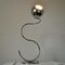 Lámpara de pie escultural ajustable de cromo, años 60, Imagen 9