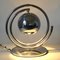 Lámpara de pie escultural ajustable de cromo, años 60, Imagen 3