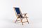 Mid-Century Italian Foldable Deck Chair from Fratelli Reguitti, 1960s, Image 1