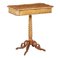 Antique Swedish Side Table in Carved Birch, Image 1