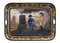 Antique Toleware Tray with Battle of Waterloo, Image 1