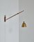 Scandinavian Modern Brass Pendant Wall Lamp by Louis Poulsen, 1960s 4