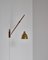 Scandinavian Modern Brass Pendant Wall Lamp by Louis Poulsen, 1960s 2