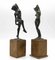 Bronze Sculptures by Attilio Torresini, Early 20th-Century, Set of 2, Image 1