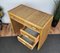 Mid-Century Bamboo, Wood and Rattan Writing Desk with Drawers, Italy, 1970s 5