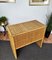 Mid-Century Bamboo, Wood and Rattan Writing Desk with Drawers, Italy, 1970s 4