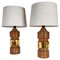 Large Mid-Century Brass Table Lamps by Bitossi for Bergboms, 1960s, Set of 2 1