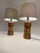 Large Mid-Century Brass Table Lamps by Bitossi for Bergboms, 1960s, Set of 2 9