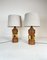 Large Mid-Century Brass Table Lamps by Bitossi for Bergboms, 1960s, Set of 2 2
