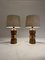 Large Mid-Century Brass Table Lamps by Bitossi for Bergboms, 1960s, Set of 2 8