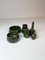 Mid-Century Swedish Green Ceramic Vases by Carl-Harry Stålhane for Rörstrand, Set of 6, Image 6