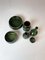 Mid-Century Swedish Green Ceramic Vases by Carl-Harry Stålhane for Rörstrand, Set of 6 7
