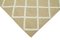 Beige Moderner Kelim Teppich 4