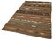 Brown Modern Kilim Rug, Image 3