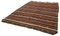 Tapis Kilim Vintage Marron 3