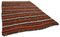 Tapis Kilim Vintage Marron 2