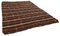 Tapis Kilim Vintage Marron 2