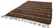 Tapis Kilim Vintage Marron 3