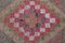 Vintage Turkish Handmade Pink Wool Runner Rug, Image 9