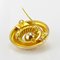 Broche Ronde en Or Jaune 18 Carats, 1900s 3