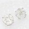 1.13 Carat Modern Diamond 18 Karat White Gold Stud Earrings, Set of 2 5