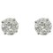 0.56 Carat Modern Diamond 18 Karat White Gold Stud Earrings, Set of 2, Image 1