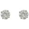 0.24 Carat 18 Karat Modern White Gold Diamond Stud Earrings, Set of 2 1