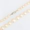18 Karat White French Cultured Pearl Gold Clasp Necklace, 1970s 3