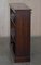 Vintage Mahogany Bevan Funnell Flamed Open Library Bookcase 12